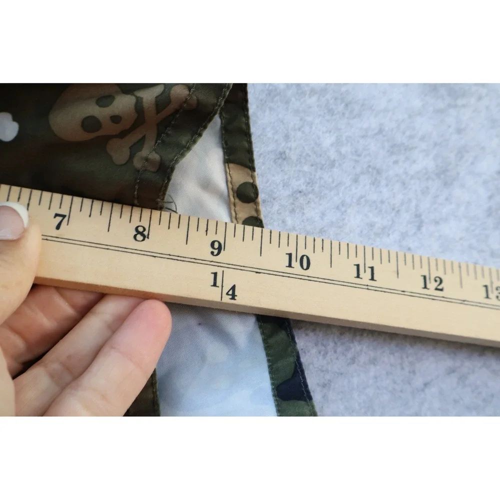 Gymboree Boys Size 10 Skull Crossbones Swim Trunks Olive Green Camo Board Shorts